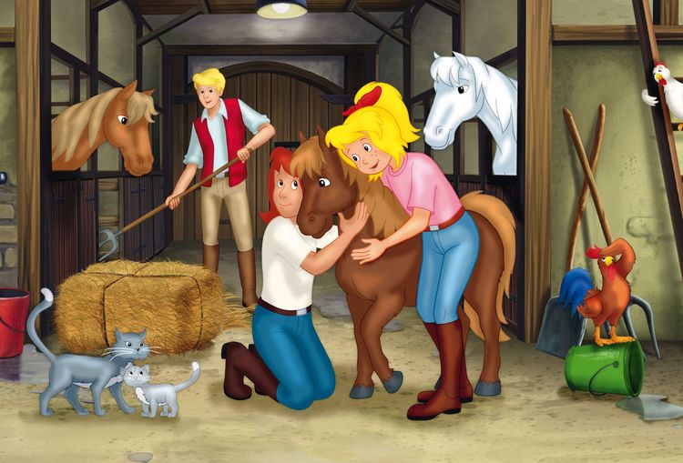 Produktbild: Puzzle Box Schmidt Spiele Bibi & Tina Puzzle-Box im Metallkoffer 2x100, 2x150 Teile