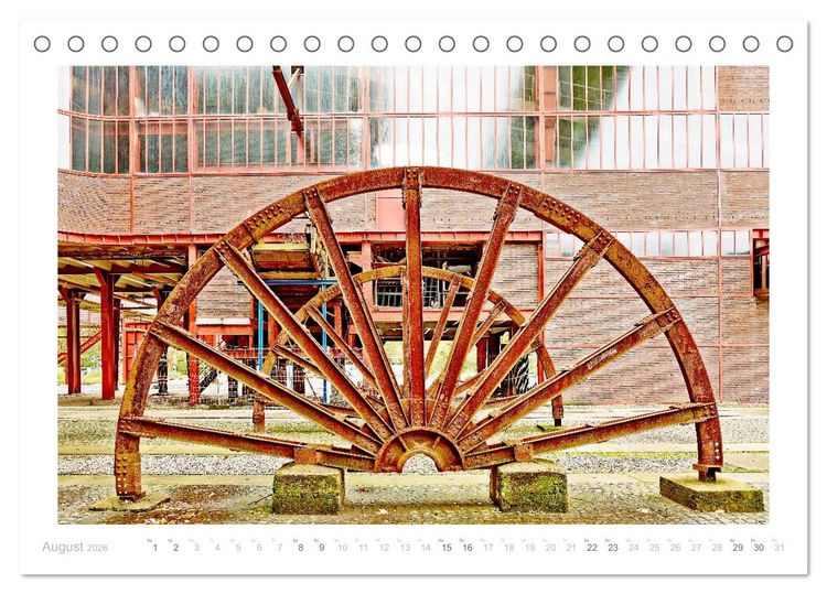 Produktbild: Zeche Zollverein. Weltkulturerbe. (Tischkalender 2026 DIN A5 quer), CALVENDO Monatskalender