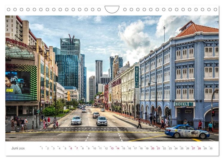 Produktbild: Singapur, Metropole in Asien (Wandkalender 2026 DIN A4 quer), CALVENDO Monatskalender