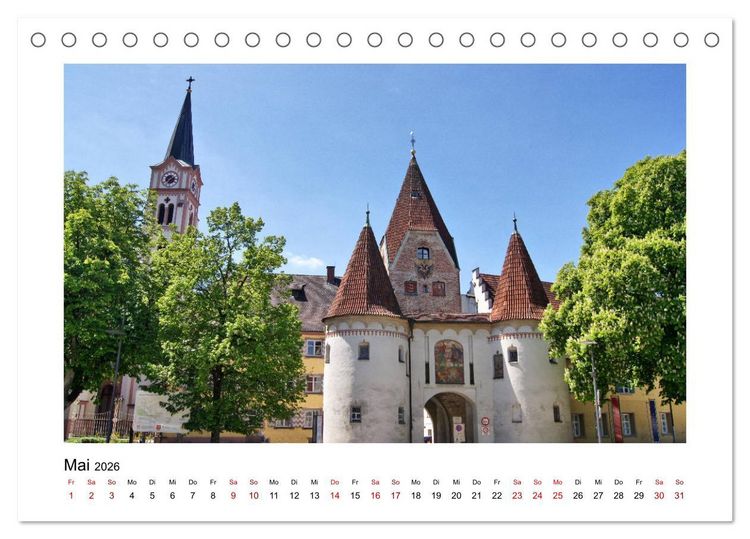Produktbild: Wei&szlig;enhorn (Tischkalender 2026 DIN A5 quer), CALVENDO Monatskalender