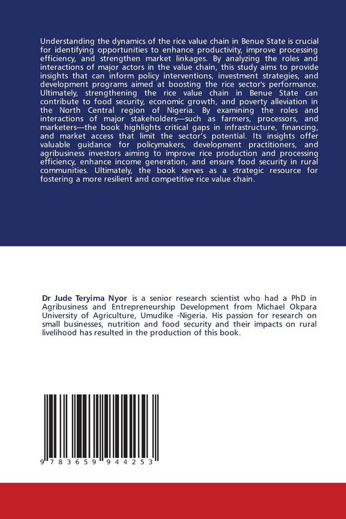 Produktbild: Rice Value Chain Analysis in North Central Nigeria