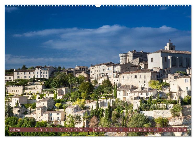 Produktbild: Frankreich. Ein Streifzug durch die D&ouml;rfer der franz&ouml;sischen Provence (Wandkalender 2026 DIN A2 quer), CALVENDO Monatskalender
