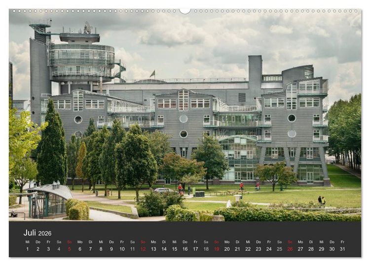 Produktbild: Hamburger Stadtansichten (Wandkalender 2026 DIN A2 quer), CALVENDO Monatskalender