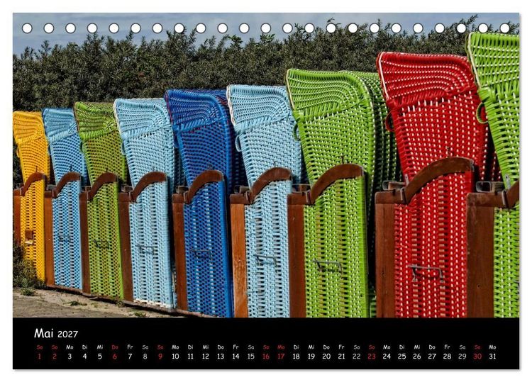 Produktbild: Helgoland und die D&uuml;ne (Tischkalender 2027 DIN A5 quer), CALVENDO Monatskalender