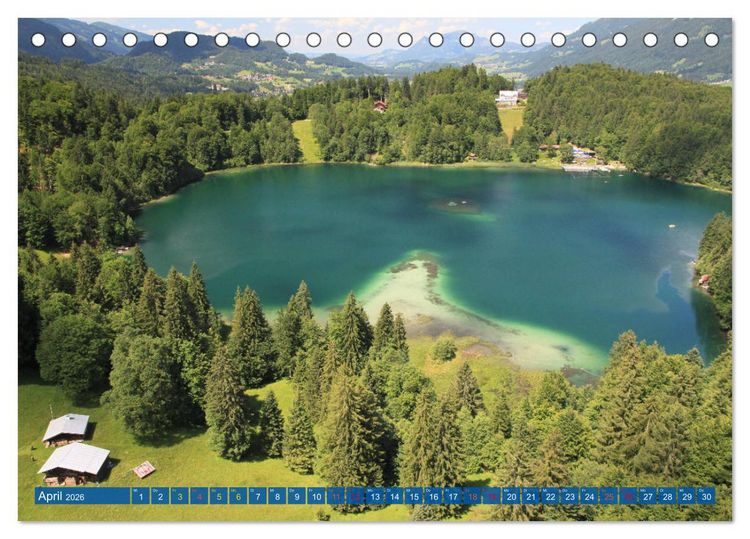 Produktbild: Allg&auml;u - Perle im S&uuml;den (Tischkalender 2026 DIN A5 quer), CALVENDO Monatskalender