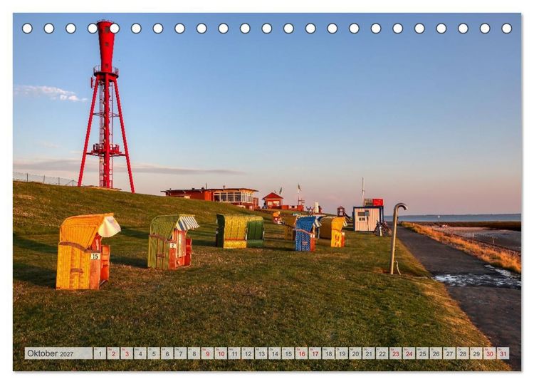 Produktbild: K&uuml;stenzauber Butjadingen (Tischkalender 2027 DIN A5 quer), CALVENDO Monatskalender