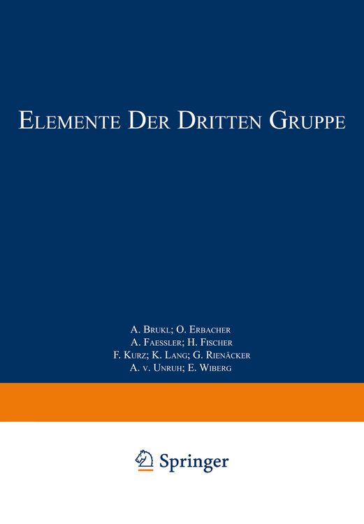 Produktbild: Elemente der Dritten Gruppe