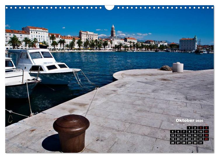 Produktbild: Kroatien - Split und die dalmatinische K&uuml;ste (Wandkalender 2026 DIN A3 quer), CALVENDO Monatskalender