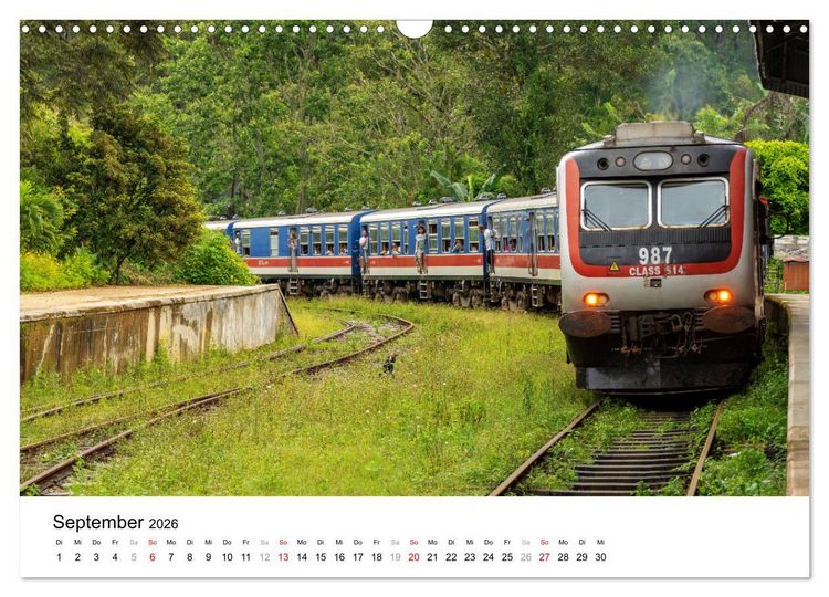 Produktbild: Urlaub in Sri Lanka - Reise durch Asien, Kultur und Natur (Wandkalender 2026 DIN A3 quer), CALVENDO Monatskalender