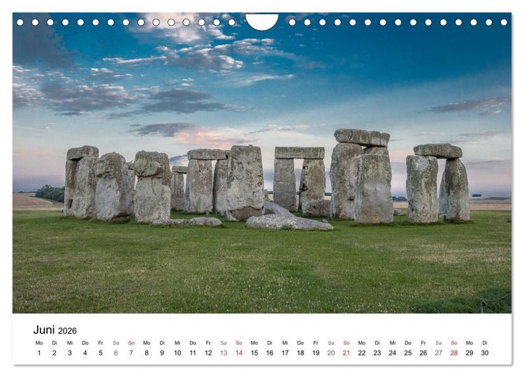 Produktbild: Foto-Momente S&uuml;d-England - Magische Orte (Wandkalender 2026 DIN A4 quer), CALVENDO Monatskalender