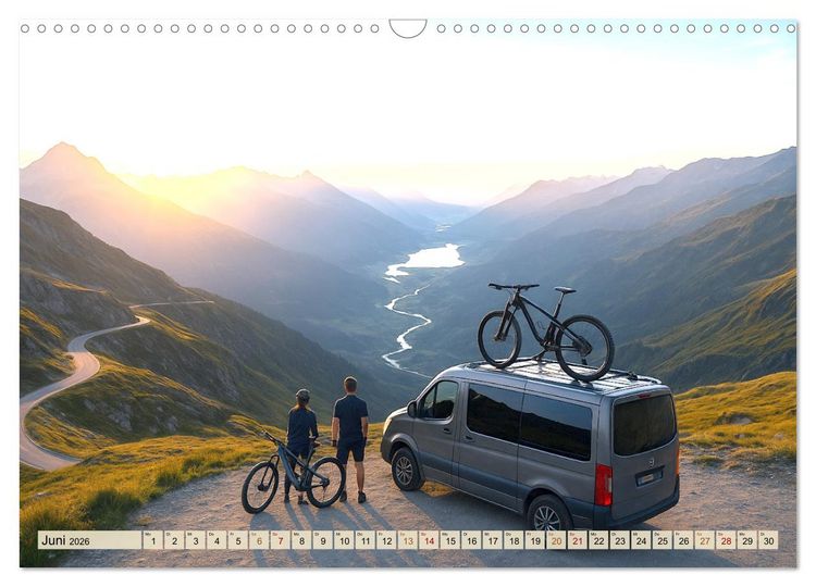Produktbild: VANLIFE - Dein Weg. Dein Ziel. Dein Zuhause. (Wandkalender 2026 DIN A3 quer), CALVENDO Monatskalender