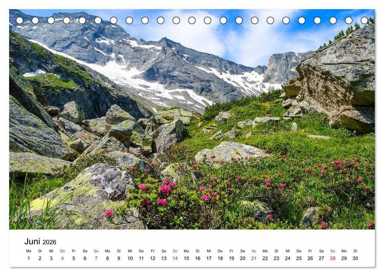 Produktbild: Herrliche Berglandschaften - Impressionen aus &Ouml;sterreich und Bayern (Tischkalender 2026 DIN A5 quer), CALVENDO Monatskalender