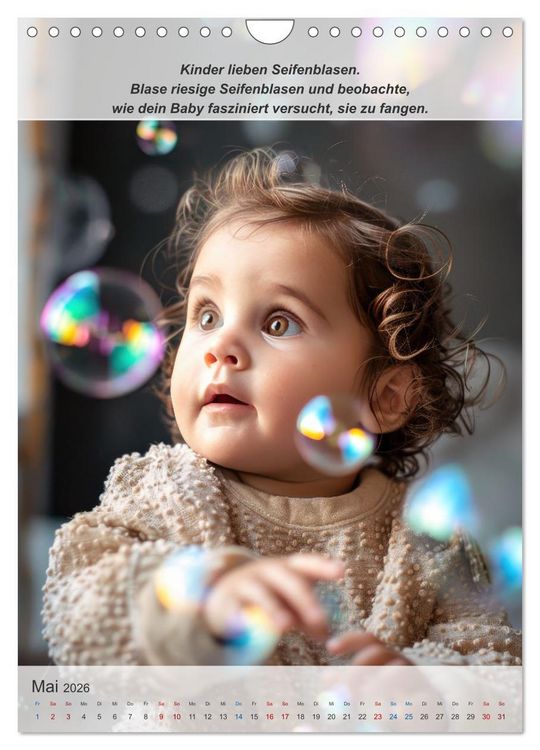 Produktbild: Keine Langeweile mehr f&uuml;r ihr Baby (Wandkalender 2026 DIN A4 hoch), CALVENDO Monatskalender