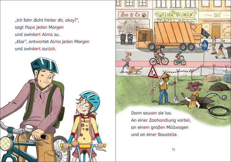 Produktbild: Lesel&ouml;wen - stark und sicher in der Schule - Ich passe auf im Stra&szlig;enverkehr