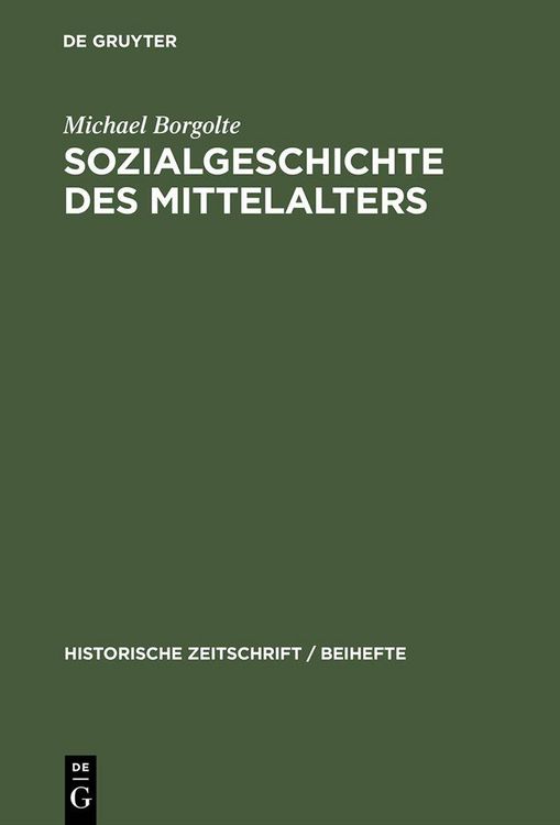 Produktbild: Sozialgeschichte des Mittelalters