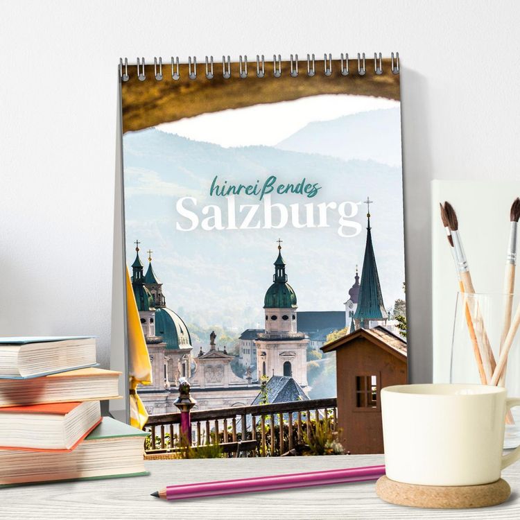 Produktbild: Hinrei&szlig;endes Salzburg (Tischkalender 2026 DIN A5 hoch), CALVENDO Monatskalender