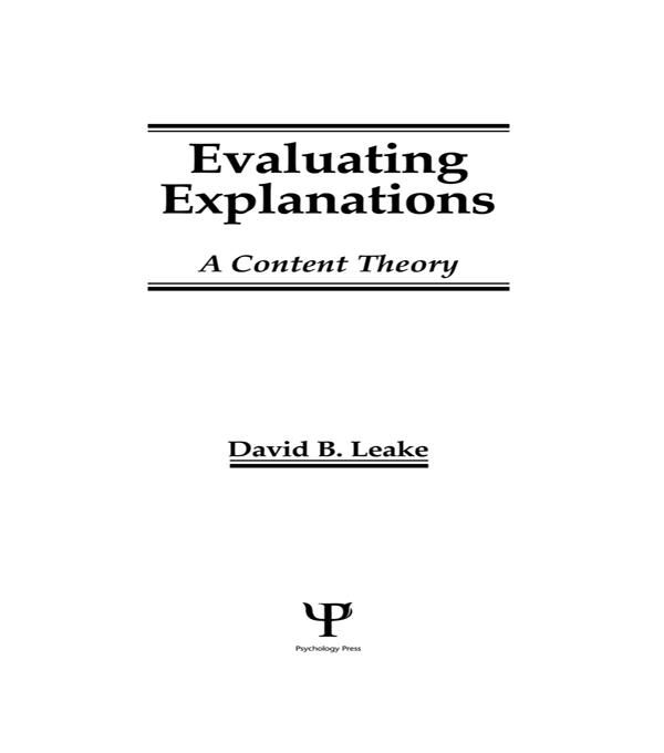 Produktbild: Evaluating Explanations