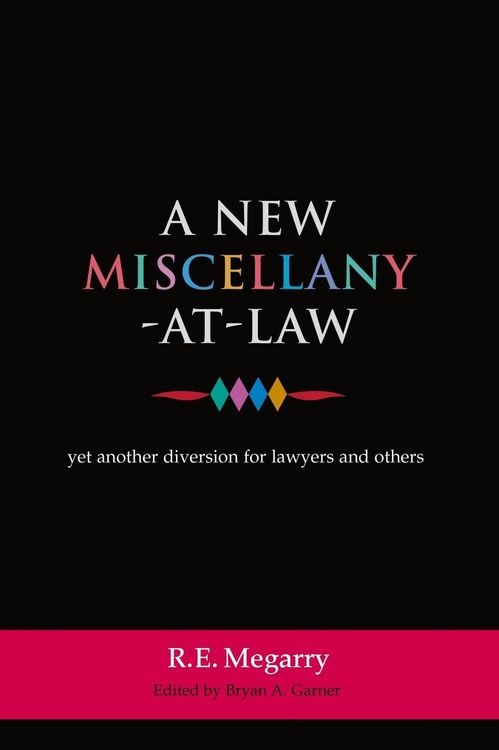 Produktbild: A New Miscellany-at-Law
