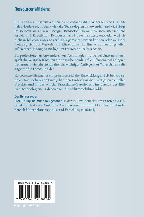 Produktbild: Ressourceneffizienz