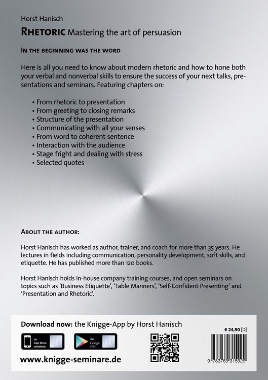 Produktbild: Rhetoric - Mastering the Art of Persuasion