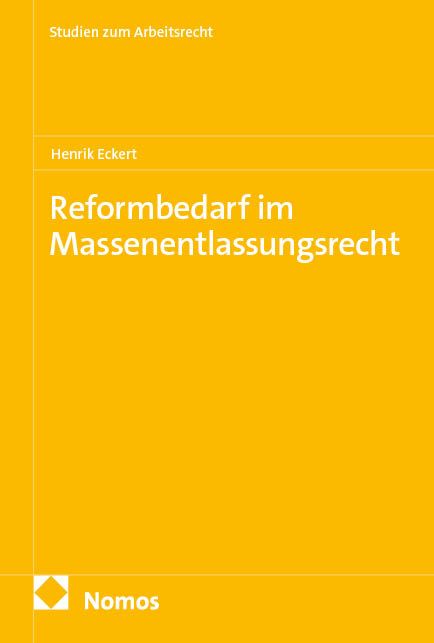 Produktbild: Reformbedarf im Massenentlassungsrecht