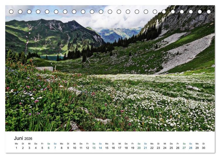 Produktbild: Stockhorn &ndash; &Uuml;ber Stock und Stein (Tischkalender 2026 DIN A5 quer), CALVENDO Monatskalender