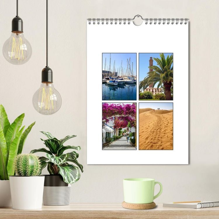 Produktbild: Gran Canaria - Holiday island for sun lovers (Wall Calendar 2026 DIN A4 portrait), CALVENDO 12 Month Wall Calendar