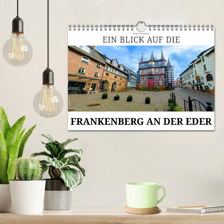 Produktbild: Ein Blick auf Frankenberg an der Eder (Wandkalender 2026 DIN A4 quer), CALVENDO Monatskalender