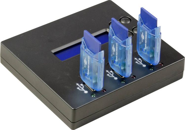 Produktbild: Renkforce UB300 2fach USB-Kopierstation USB-A (USB 2.0) tragbar