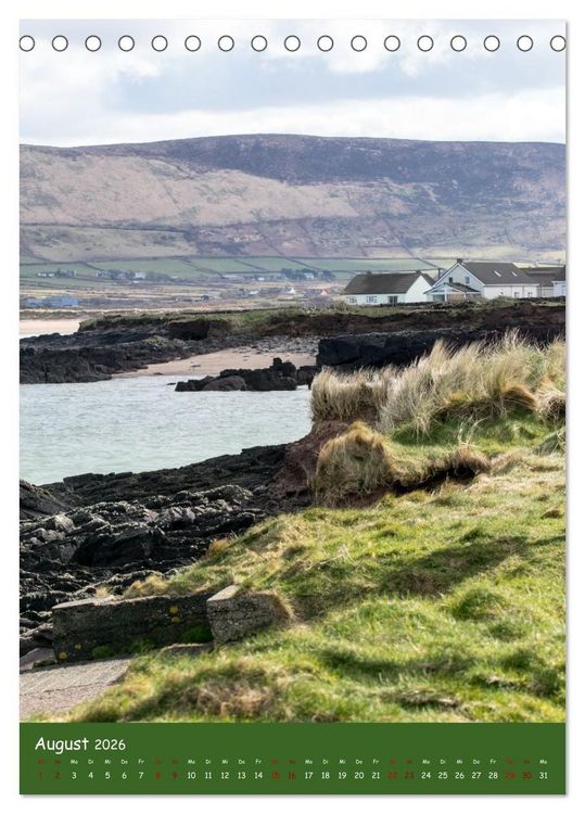 Produktbild: Irland - die gr&uuml;ne Insel (Tischkalender 2026 DIN A5 hoch), CALVENDO Monatskalender