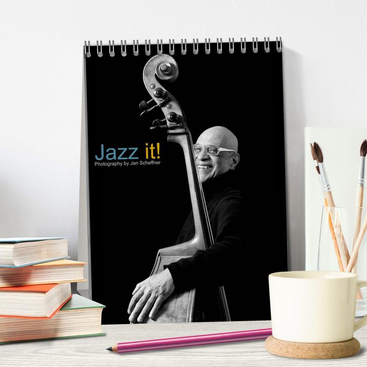 Produktbild: Jazz it! (Tischkalender 2026 DIN A5 hoch), CALVENDO Monatskalender