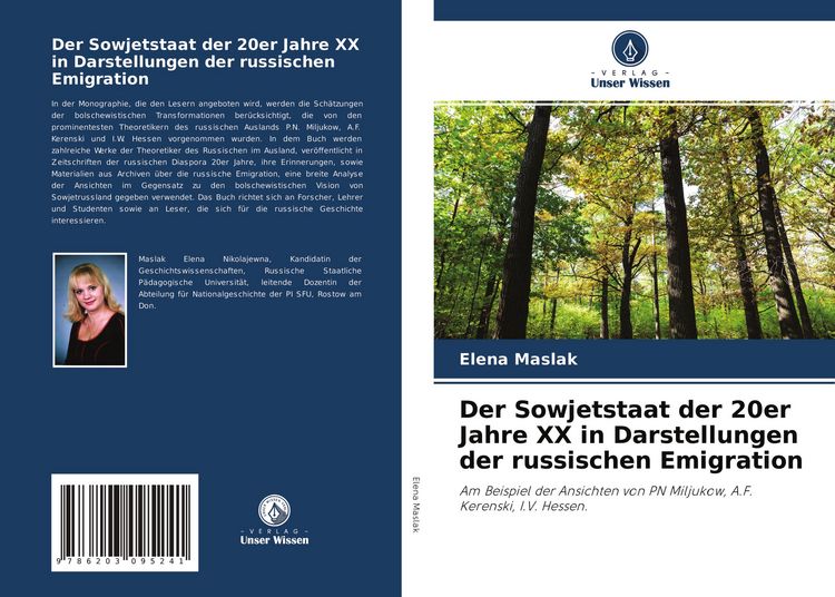 Produktbild: Der Sowjetstaat der 20er Jahre XX in Darstellungen der russischen Emigration