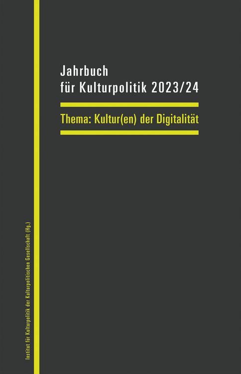 Produktbild: Jahrbuch f&uuml;r Kulturpolitik 2023/24