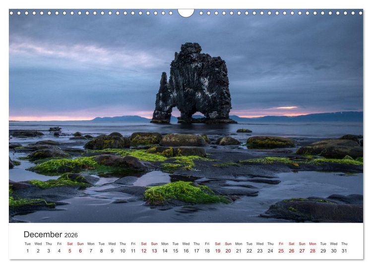 Produktbild: Summer in Iceland (Wall Calendar 2026 DIN A3 landscape), CALVENDO 12 Month Wall Calendar