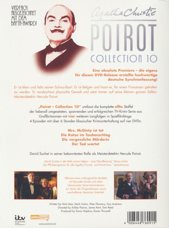 Produktbild: Agatha Christie - Poirot Collection 10 [4 DVDs]