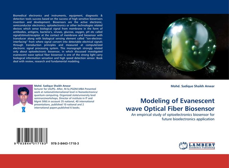 Produktbild: Modeling of Evanescent wave Optical Fiber Biosensor