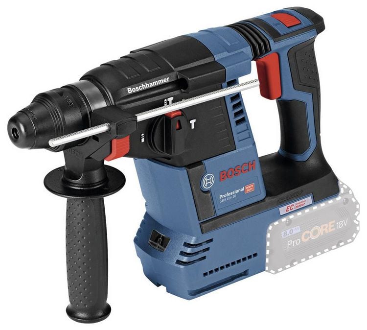 Produktbild: Bosch Professional GBH 18V-26 SDS-Plus-Akku-Bohrhammer 18 V Li-Ion inkl. Koffer, ohne Akku, ohne Ladeger&auml;t