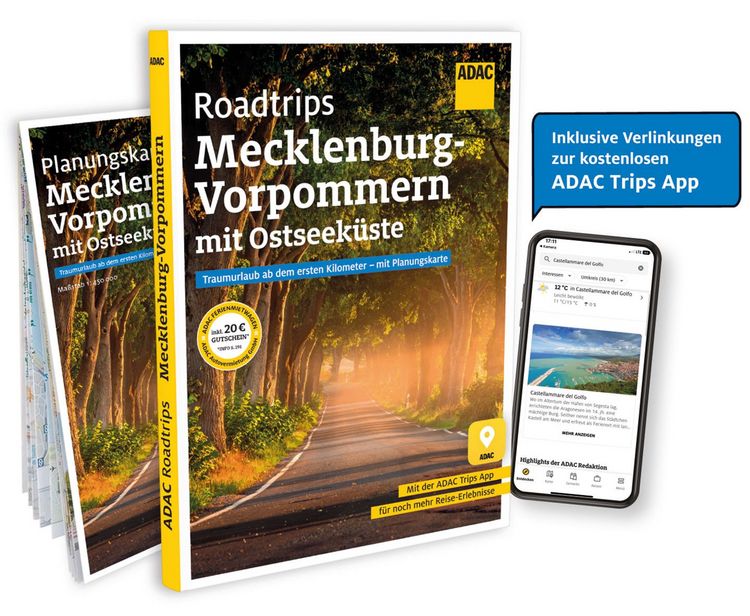 Produktbild: ADAC Roadtrips Mecklenburg-Vorpommern mit Ostseek&uuml;ste