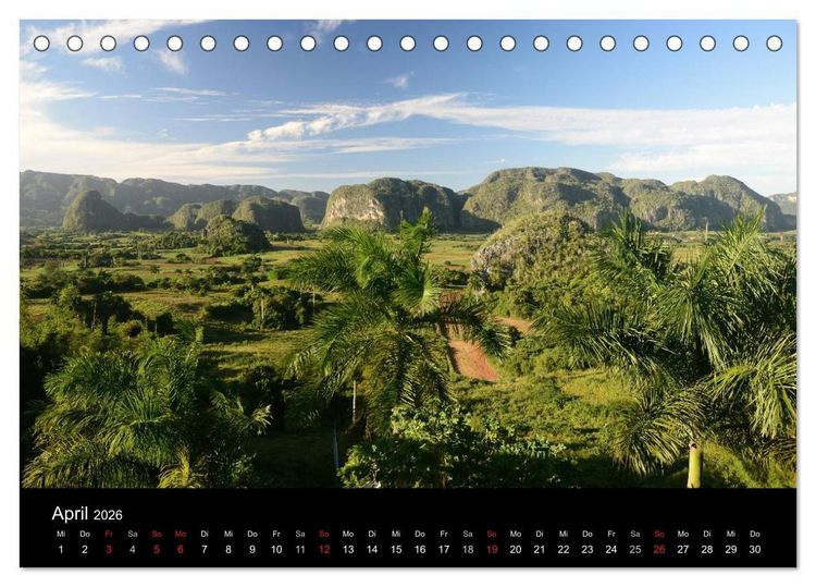 Produktbild: Cuba Real - Vielfalt der Karibik (Tischkalender 2026 DIN A5 quer), CALVENDO Monatskalender