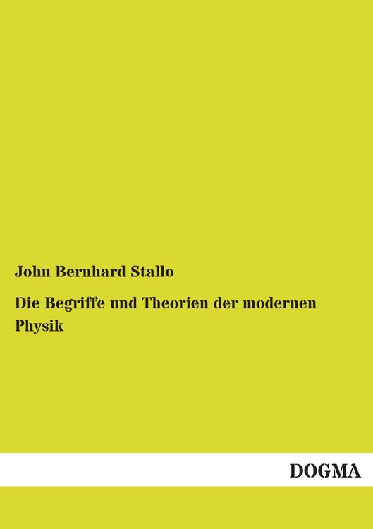Produktbild: Die Begriffe und Theorien der modernen Physik