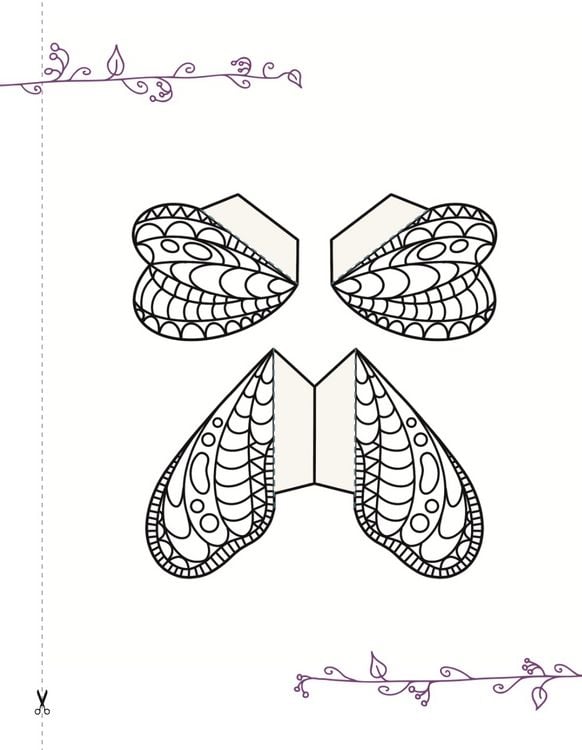 Produktbild: Zauberhafte Flatterwesen. Zum Abheben sch&ouml;n: &uuml;ber 40 fliegende Schmetterlinge, Bienen, Feen und Drachen