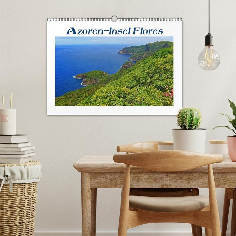 Produktbild: Azoren-Insel Flores - Farbtupfer auf einem erloschenen Vulkan Portugals (Wandkalender 2027 DIN A3 quer), CALVENDO Monatskalender
