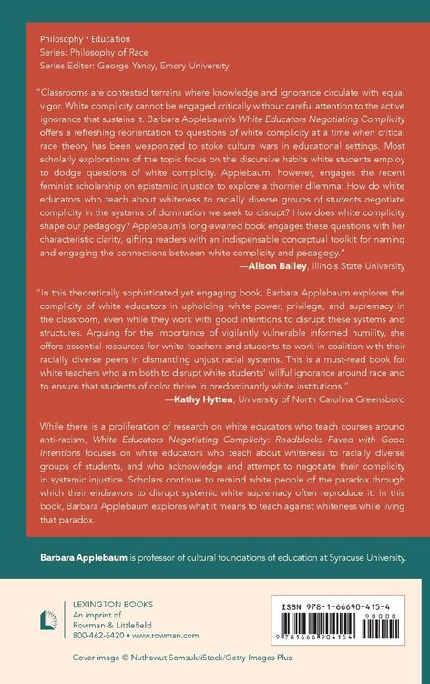Produktbild: White Educators Negotiating Complicity