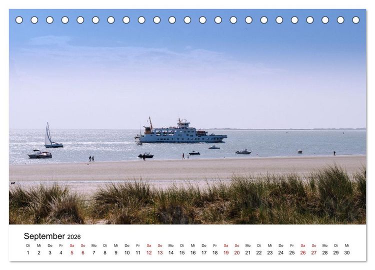 Produktbild: Ostfriesland - Ein Jahr in Bildern (Tischkalender 2026 DIN A5 quer), CALVENDO Monatskalender