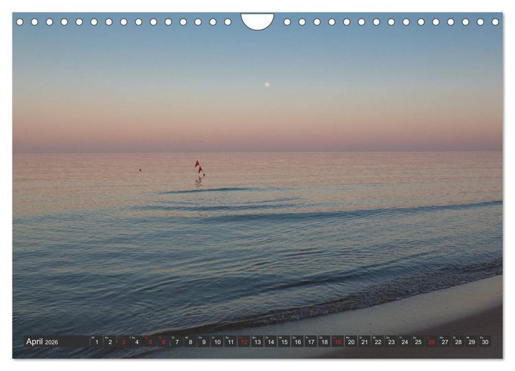 Produktbild: Blick aufs ruhige Meer (Wandkalender 2026 DIN A4 quer), CALVENDO Monatskalender