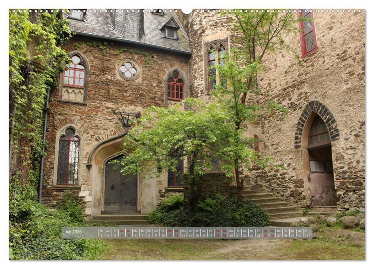 Produktbild: Lahnstein, wo die Lahn in den Rhein flie&szlig;t (hochwertiger Premium Wandkalender 2026 DIN A2 quer), Kunstdruck in Hochglanz