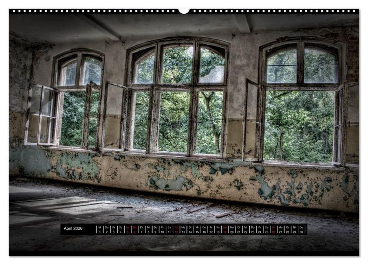Produktbild: Lost Places, Vergessene Orte / AT-Version (Wandkalender 2026 DIN A2 quer), CALVENDO Monatskalender