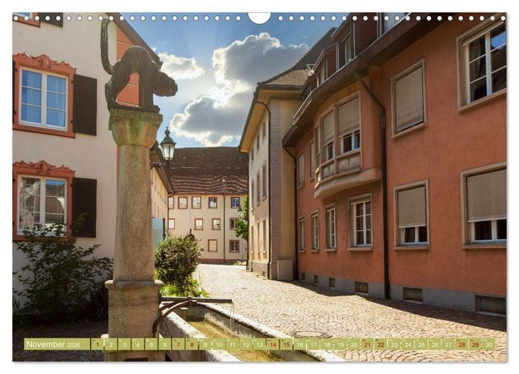 Produktbild: Bad S&auml;ckingen - Charmantes St&auml;dtchen am Rhein (Wandkalender 2026 DIN A3 quer), CALVENDO Monatskalender