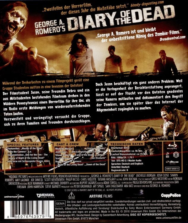 Produktbild: Diary of the Dead