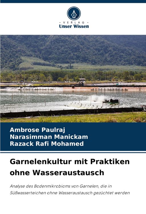 Produktbild: Garnelenkultur mit Praktiken ohne Wasseraustausch